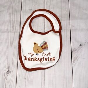 My First Thanksgiving Baby Bib